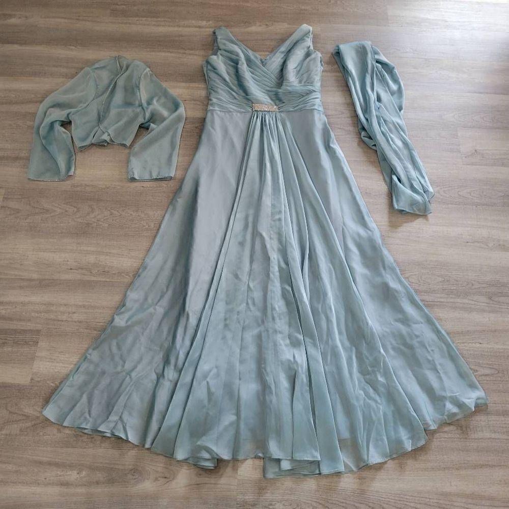 Jade by Jasmine size 12 mother of the bride 3 piece dress - Picture 9 of 12
